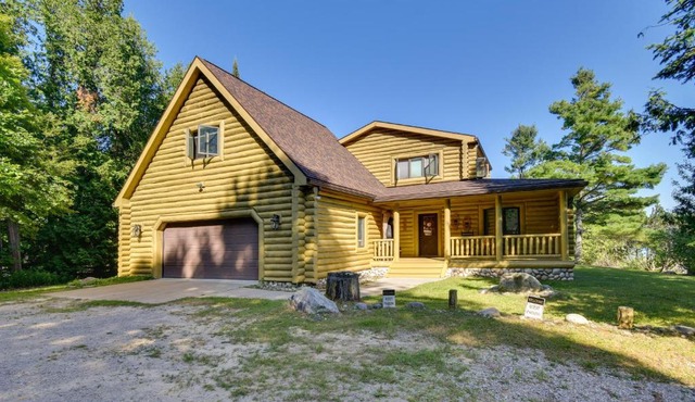 On-Site Trails & Private Beach! Lake Huron Retreat