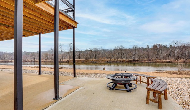 Ozarks Escape w/River Views & Fire Pit