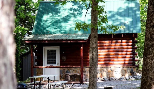Pet Friendly Log Cabin with Firepit near Green River Lake in Columbia, Kentucky