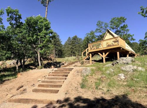 Private Forest Glamping Escape Near Black Hills, Hermosa, South Dakota