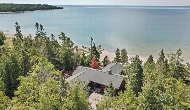 Private Lake Huron Retreat with 200’ of Shoreline, 1.4 Acres & Water Views