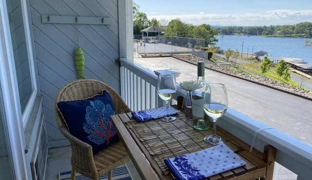 Renovated , cozy condo overlooking Smith Mountain Lake waits for you!