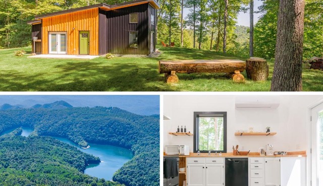 Secluded, Unique, Modern, Mountain Home Near River!