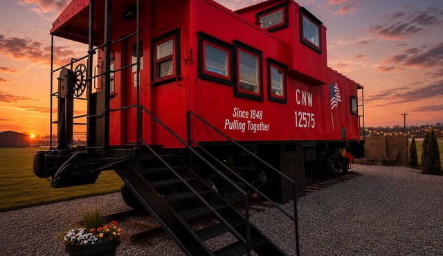 Sleep in a Real Train Caboose Unique Missouri Getaway
