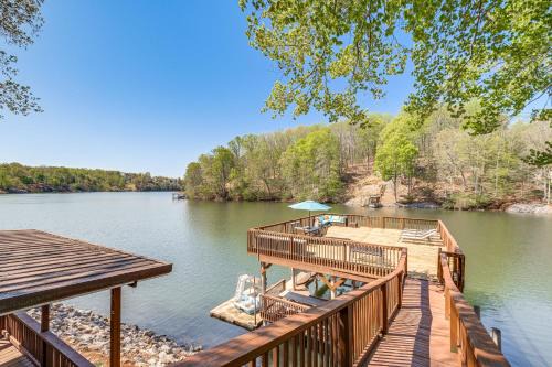 Smith Mountain Lake House w/2-Story Boat Dock!