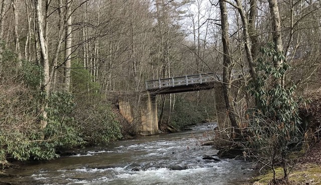 Snuggly WATERFRONT retreat awaits at Buck Creek Cabin near BR Parkway & I-77