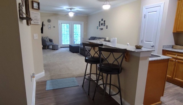 Spacious 1-bedroom apt. near Carowinds with a private balcony, gym, and pool