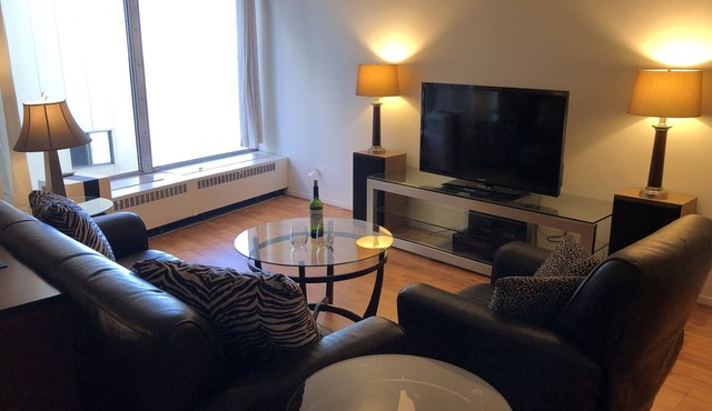SPACIOUS 800 ft² 1BEDROOM RIVER VIEW SUITE + OFFICE (6 MONTHS MINIMUM)