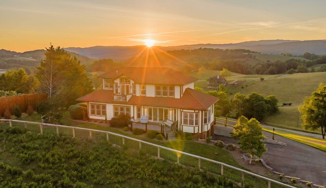Spacious Estate that sleeps 16 near Watauga Lake - walk to Villa Nove Vineyards!