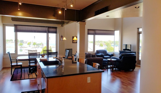 SPACIOUS TWO STORY CONDO -STUNNING LAKE VIEWS - INDOOR POOL - PLENTY OF ROOM!