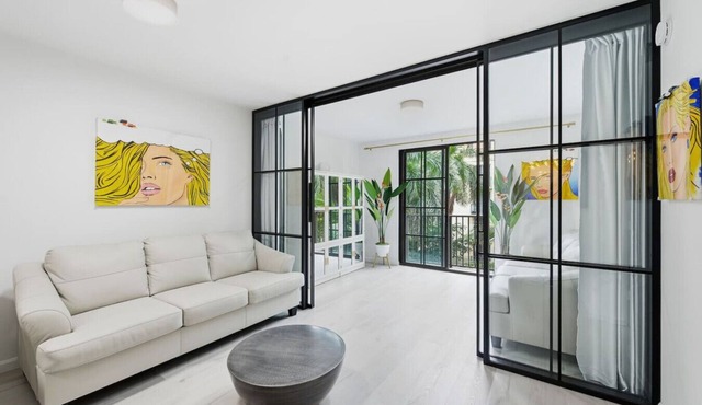 Stylish City Place WPB Escape - King Bed + Den