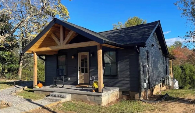 Superb 2-bedroom house with a fireplace and amazing views in charming Canton, NC