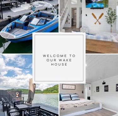Wake House - One of a Kind Floating Home on Lake Cumberland - Boat Slip - Boat Ramp Access - Sleeps 20