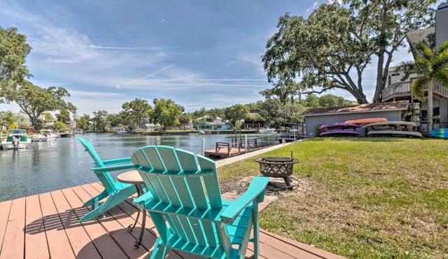 Waterfront Getaway with Private Dock and Slip in Spring Hill