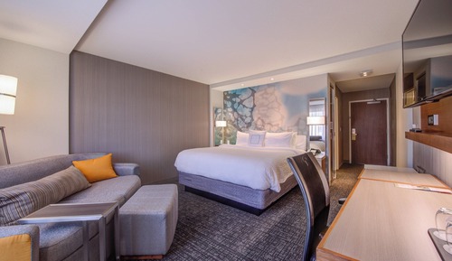 Room, 1 King Bed, Hearing Accessible (Roll-in Shower & Transfer Shower)