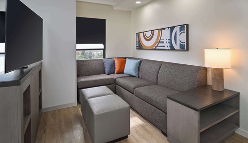 Studio, 1 King Bed with Sofa bed (Kitchen Suite)