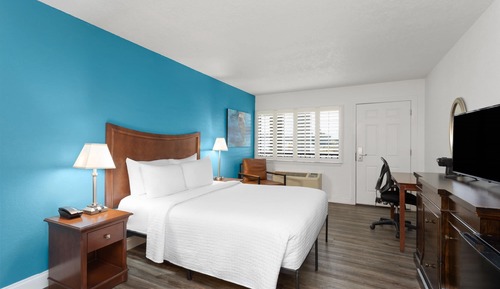Deluxe Room, 1 Queen Bed, Mobility Accessible, Non Smoking (Bathtub w/Grab Bars)