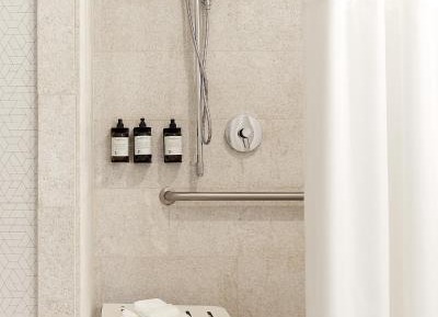 Premium King Room with Roll-In Shower - Mobility and Hearing Accessible